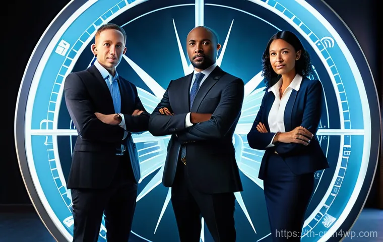 리더십 역량 갭 분석 기법 - **Prompt 1: Unearthing Hidden Strengths within a Team**
    "A vibrant, high-angle shot capturing a ...