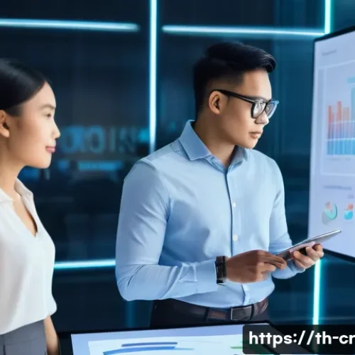 역량 갭 분석의 국제적 비교 - **Prompt:** A diverse group of three to four young professionals, including individuals of Thai ethn...