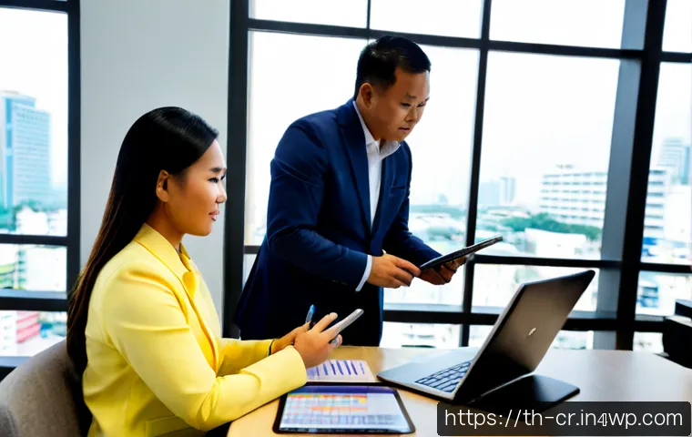 Home 29 역량 갭 분석의 글로벌 사례 - Photorealistic modern Bangkok corporate training room, diverse Thai and international professionals ...